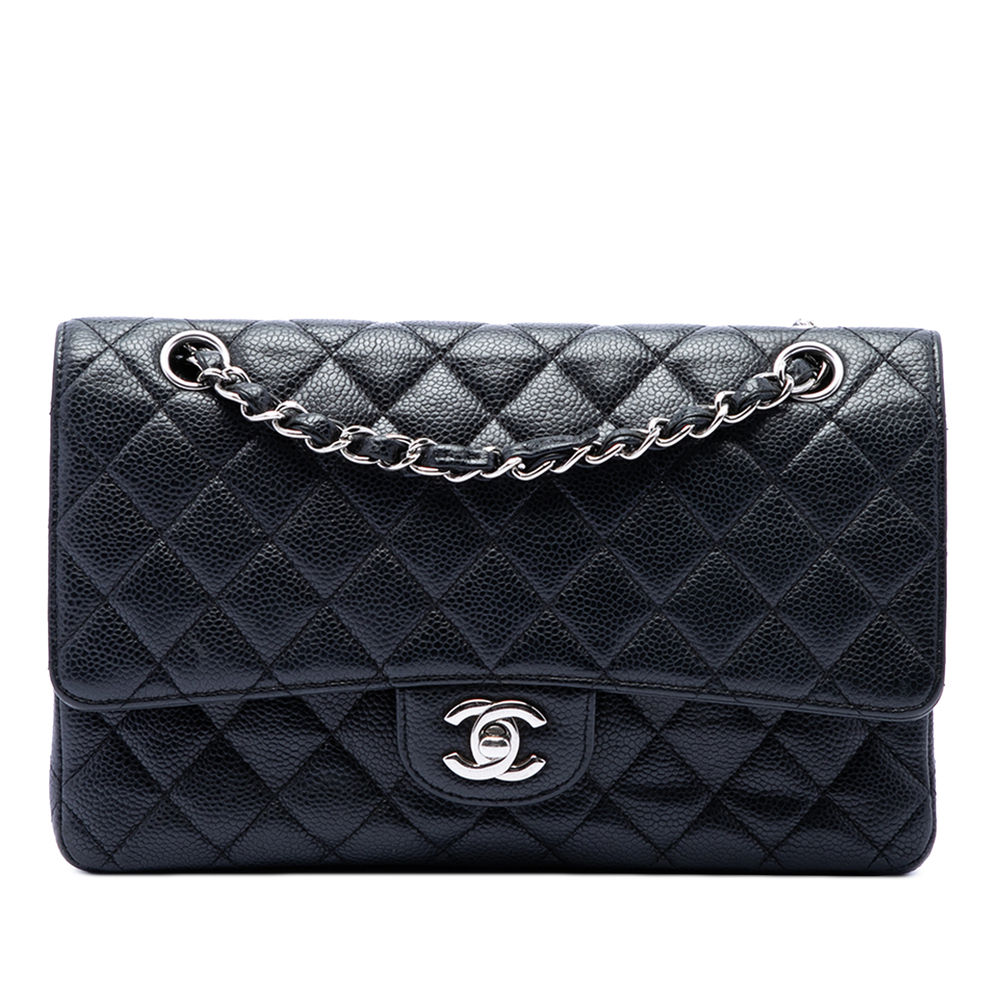 Pre-Loved Chanel Medium Classic Caviar Double Flap